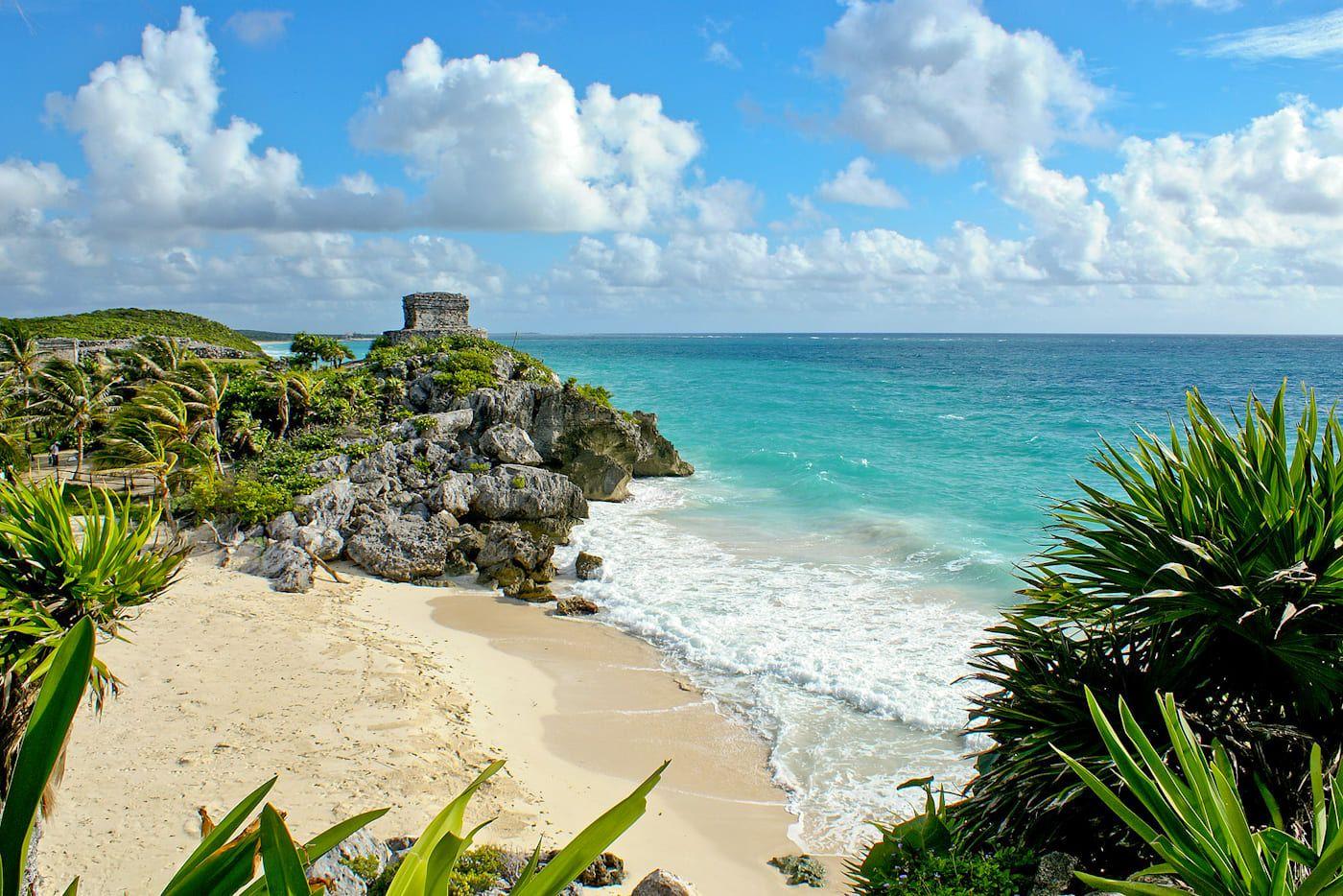 Ruinen, die man in Tulum besuchen kann