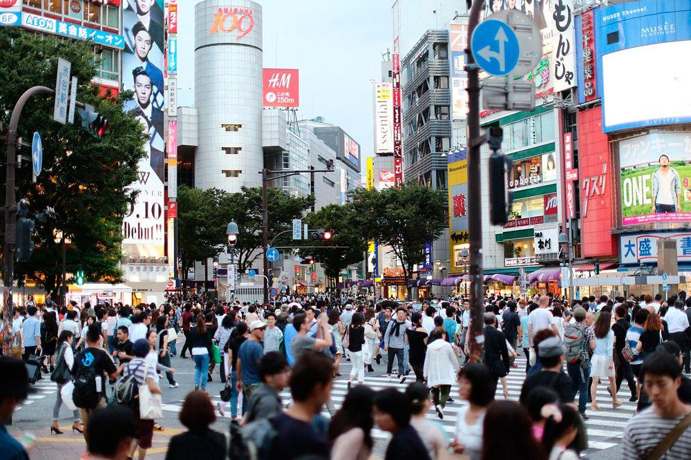 Route durch Japan
